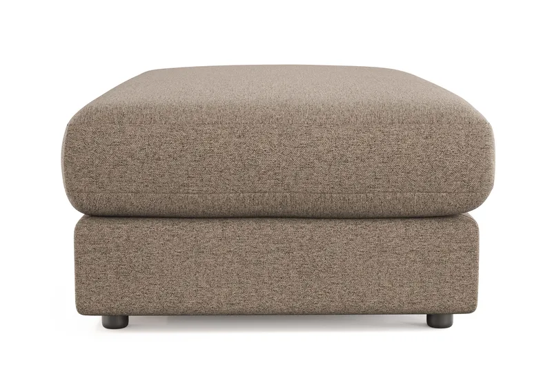 Adelsö by Gynning Rektangulær Fotskammel i stoff - Brun - Møbler - Stoler - Krakk - Fotskammel