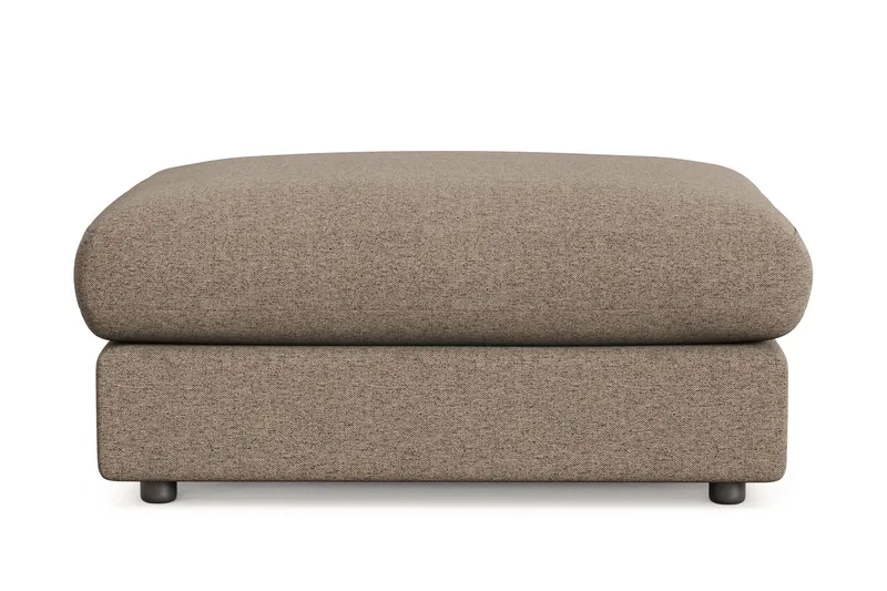 Adelsö by Gynning Rektangulær Fotskammel i stoff - Brun - Møbler - Stoler - Krakk - Fotskammel