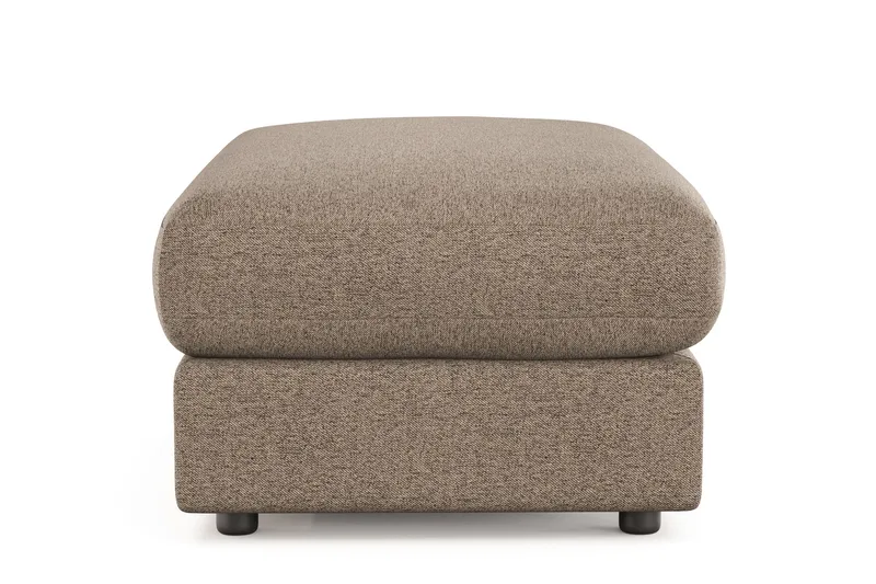 Adelsö by Gynning Rektangulær Fotskammel i stoff - Brun - Møbler - Stoler - Krakk - Fotskammel