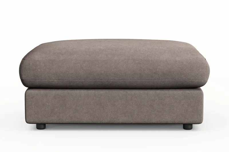 Adelsö by Gynning Rektangulær Fotskammel i stoff - Brun - Møbler - Stoler - Krakk - Fotskammel