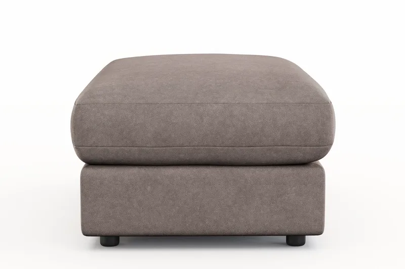 Adelsö by Gynning Rektangulær Fotskammel i stoff - Brun - Møbler - Stoler - Krakk - Fotskammel