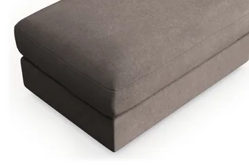 Adelsö by Gynning Rektangulær Fotskammel i stoff - Brun - Møbler - Stoler - Krakk - Fotskammel