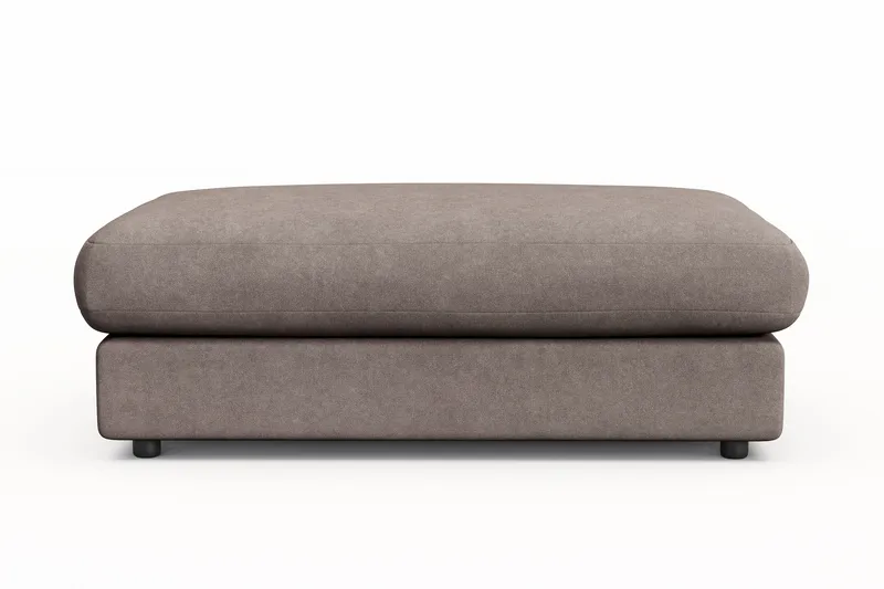 Adelsö by Gynning Rektangulær Fotskammel i stoff - Brun - Møbler - Stoler - Krakk - Fotskammel