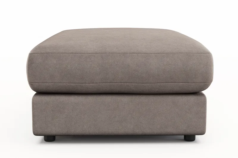 Adelsö by Gynning Rektangulær Fotskammel i stoff - Brun - Møbler - Stoler - Krakk - Fotskammel