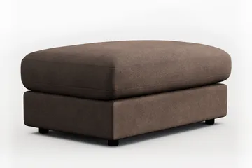 Adelsö by Gynning Rektangulær Fotskammel i stoff - Brun - Møbler - Stoler - Krakk - Fotskammel