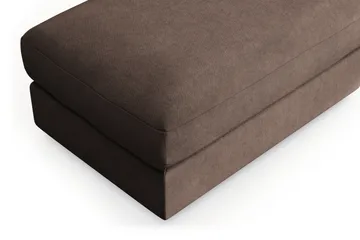 Adelsö by Gynning Rektangulær Fotskammel i stoff - Brun - Møbler - Stoler - Krakk - Fotskammel