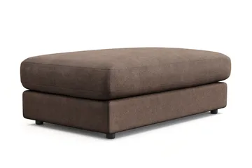 Adelsö by Gynning Rektangulær Fotskammel i stoff - Brun - Møbler - Stoler - Krakk - Fotskammel