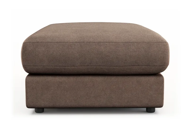 Adelsö by Gynning Rektangulær Fotskammel i stoff - Brun - Møbler - Stoler - Krakk - Fotskammel