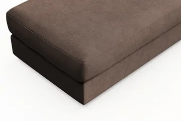 Adelsö by Gynning Rektangulær Fotskammel i stoff - Brun - Møbler - Stoler - Krakk - Fotskammel