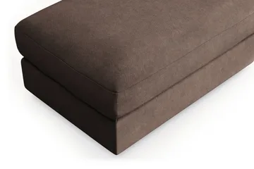 Adelsö by Gynning Rektangulær Fotskammel i stoff - Brun - Møbler - Stoler - Krakk - Fotskammel