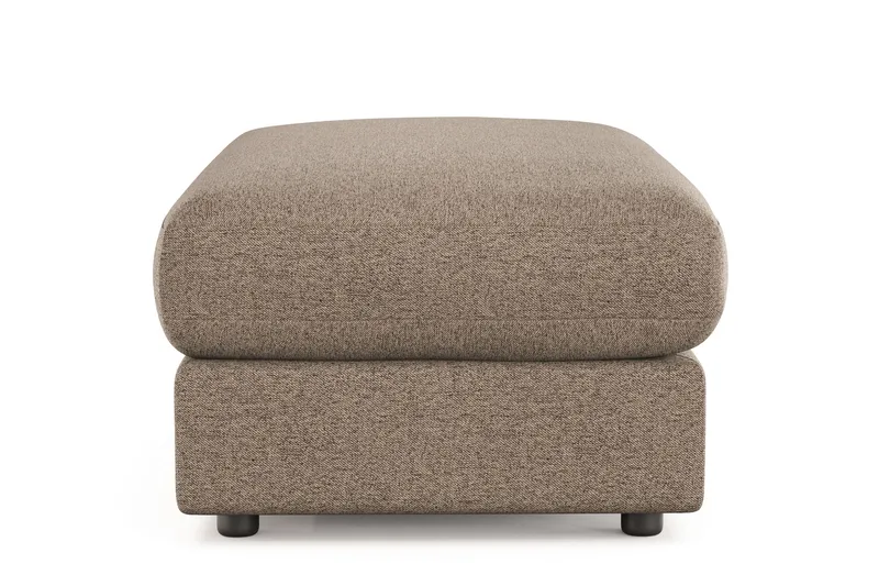 Adelsö by Gynning Rektangulær Fotskammel i stoff - Brun - Møbler - Stoler - Krakk - Fotskammel