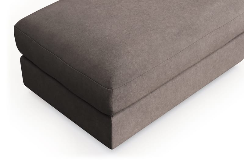 Adelsö by Gynning Rektangulær Fotskammel i stoff - Brun - Møbler - Stoler - Krakk - Fotskammel