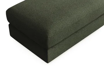 Adelsö by Gynning Rektangulær Fotskammel i stoff - Grön - Møbler - Stoler - Krakk - Fotskammel