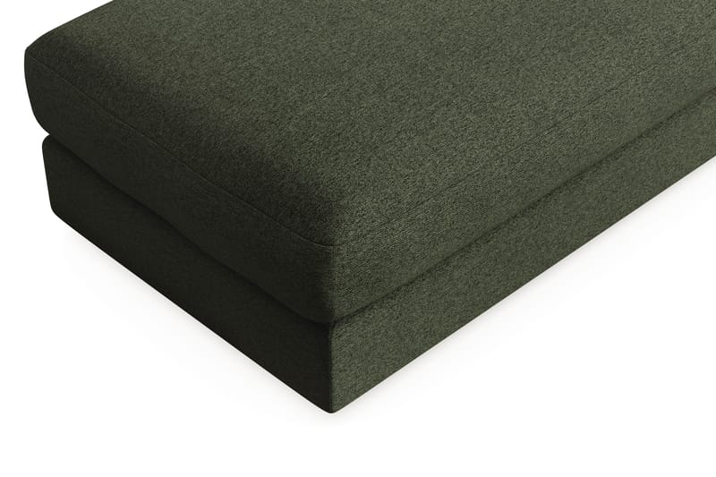 Adelsö by Gynning Rektangulær Fotskammel i stoff - Grön - Møbler - Stoler - Krakk - Fotskammel