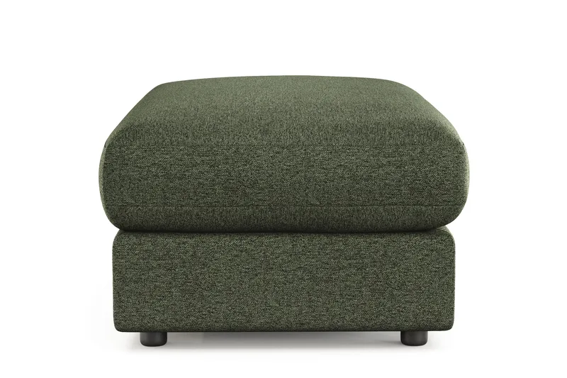 Adelsö by Gynning Rektangulær Fotskammel i stoff - Grön - Møbler - Stoler - Krakk - Fotskammel