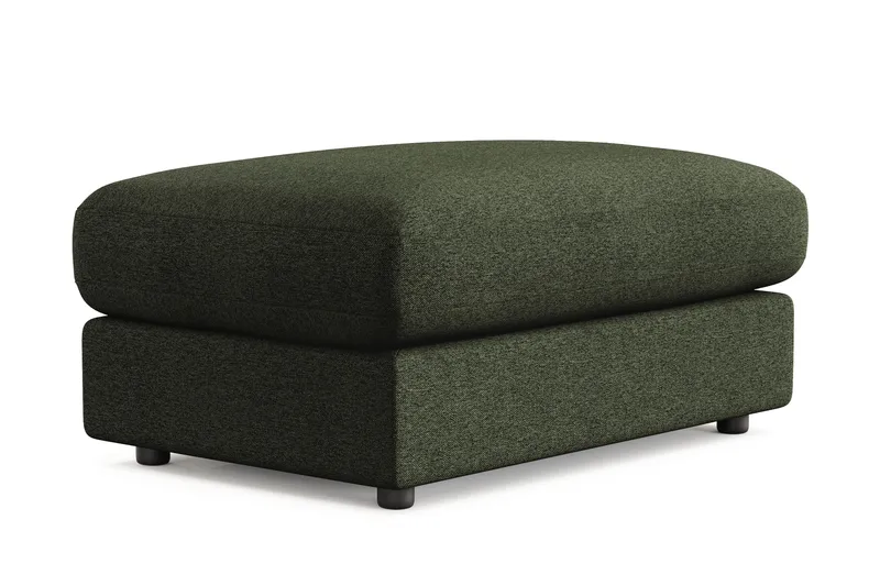 Adelsö by Gynning Rektangulær Fotskammel i stoff - Grön - Møbler - Stoler - Krakk - Fotskammel