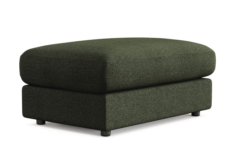 Adelsö by Gynning Rektangulær Fotskammel i stoff - Grön - Møbler - Stoler - Krakk - Fotskammel