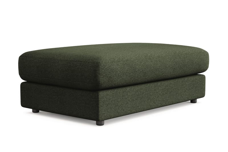 Adelsö by Gynning Rektangulær Fotskammel i stoff - Grön - Møbler - Stoler - Krakk - Fotskammel