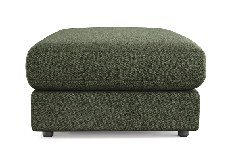 Adelsö by Gynning Rektangulær Fotskammel i stoff - Grön - Møbler - Stoler - Krakk - Fotskammel