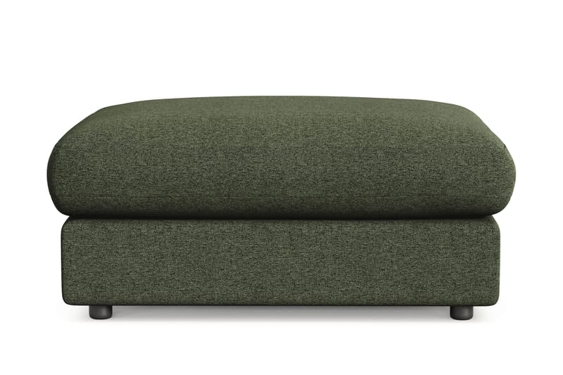 Adelsö by Gynning Rektangulær Fotskammel i stoff, Grön