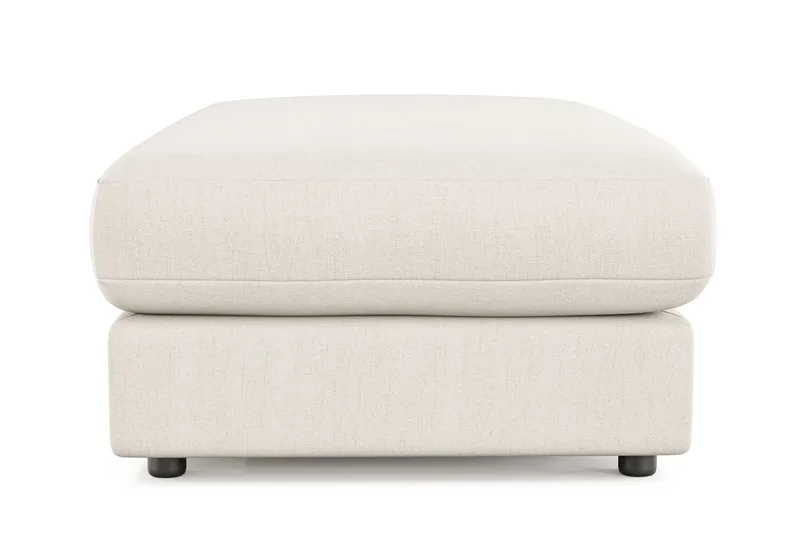 Adelsö by Gynning Rektangulær Fotskammel i stoff - Lys beige - Møbler - Stoler - Krakk - Fotskammel