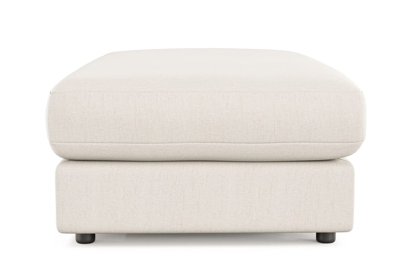 Adelsö by Gynning Rektangulær Fotskammel i stoff - Lys beige - Møbler - Stoler - Krakk - Fotskammel