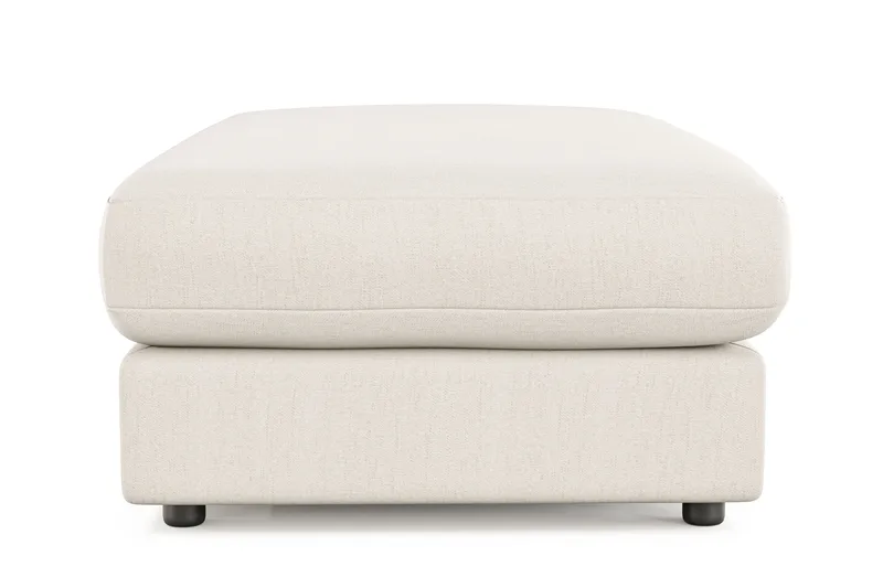 Adelsö by Gynning Rektangulær Fotskammel i stoff - Lys beige - Møbler - Stoler - Krakk - Fotskammel