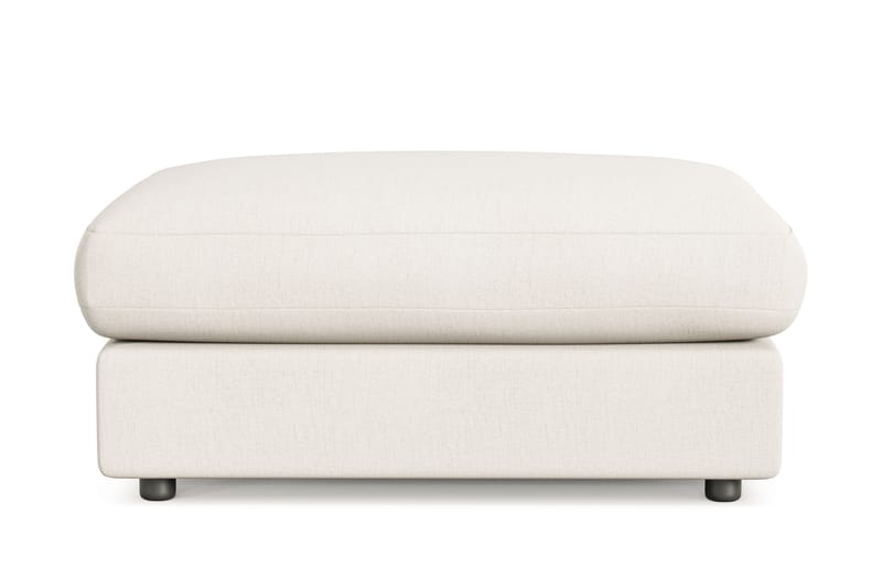 Adelsö by Gynning Rektangulær Fotskammel i stoff - Lys beige - Møbler - Stoler - Krakk - Fotskammel