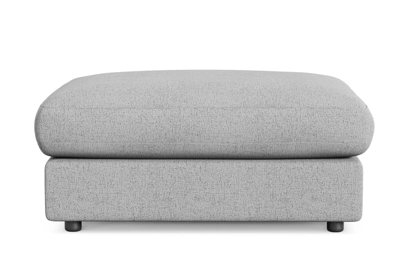 Adelsö by Gynning Rektangulær Fotskammel i stoff, Lysegrå
