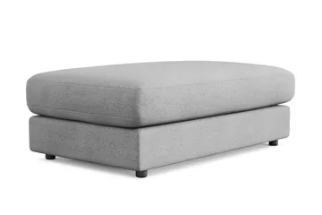 Adelsö by Gynning Rektangulær Fotskammel i stoff - Lysegrå - Møbler - Stoler - Krakk - Fotskammel