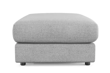 Adelsö by Gynning Rektangulær Fotskammel i stoff - Lysegrå - Møbler - Stoler - Krakk - Fotskammel