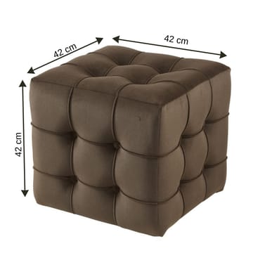 Ameias Sittepuff 42 cm - Brun - Møbler - Stoler - Krakk - Puff