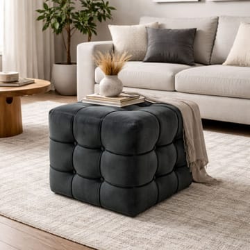 Ameias Sittepuff 42 cm - Grå - Møbler - Stoler - Krakk - Puff