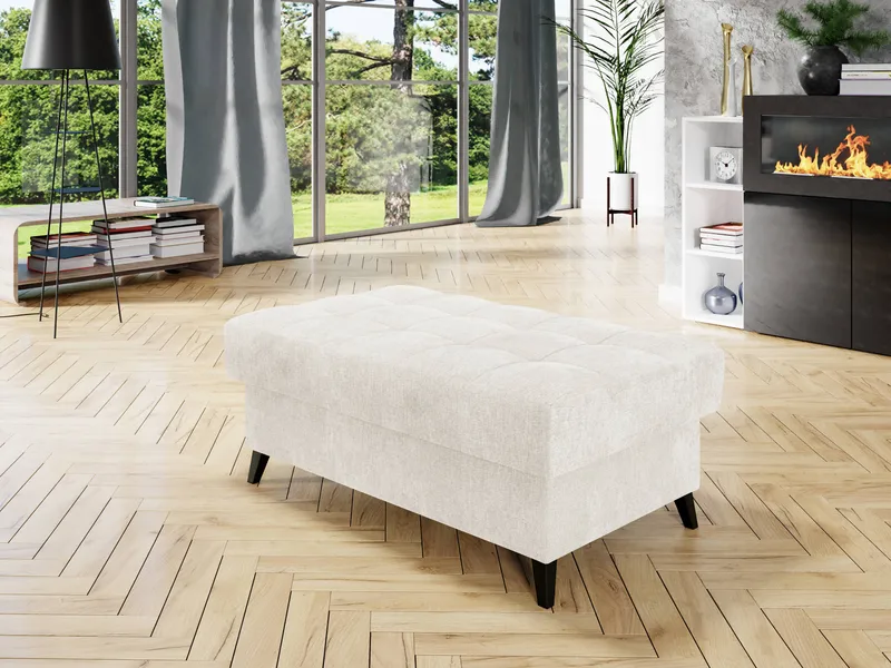 Amshyttan Fotskammel 67 cm - Hvit - Møbler - Stoler - Krakk - Puff
