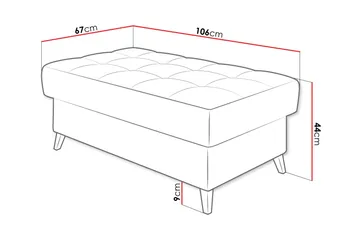 Amshyttan Puff - Rosa - Møbler - Stoler - Krakk - Puff