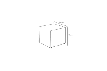 Azoula Sittepuff 40 cm - Blå - Møbler - Stoler - Krakk - Puff