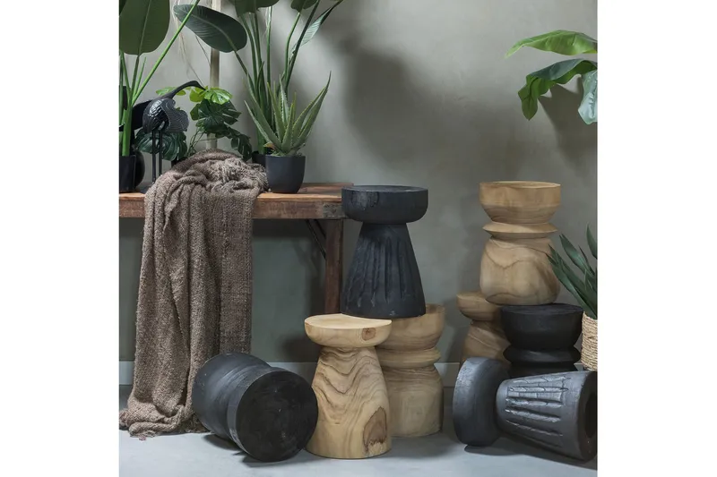 Bikkel Sittekrakk - Svart - Møbler - Stoler - Krakk