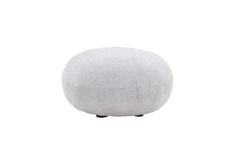 BOLOGNA Fotskammel - Lys grå - Møbler - Stoler - Krakk - Fotskammel