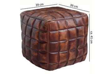 Brandan Sittepuff - Brun - Møbler - Stoler - Krakk