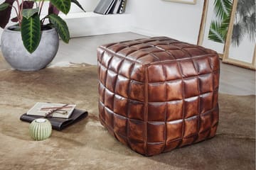 Brandan Sittepuff - Brun - Møbler - Stoler - Krakk