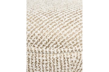 Brenric Howard fotpall 38 cm - Krem/Valnøtt - Møbler - Stoler - Krakk - Fotskammel