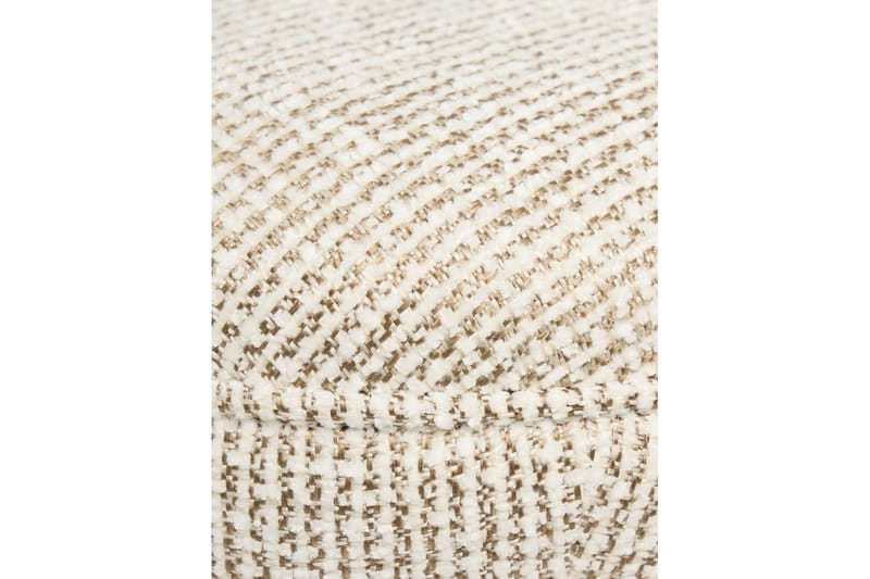 Brenric Howard fotpall 38 cm - Krem/Valnøtt - Møbler - Stoler - Krakk - Fotskammel