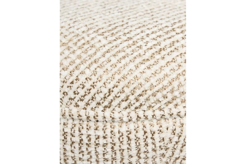 Brenric Howard fotpall 38 cm - Krem/Valnøtt - Møbler - Stoler - Krakk - Fotskammel