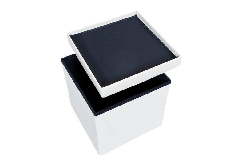 Catullus Oppbevaringspuff - Hvit - Møbler - Stoler - Krakk - Puff