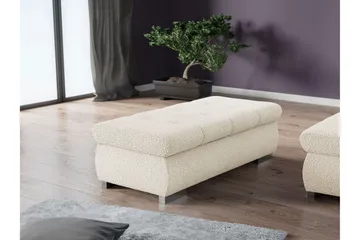 Cerys Fotpall 60 cm - Beige - Møbler - Stoler - Krakk - Fotskammel