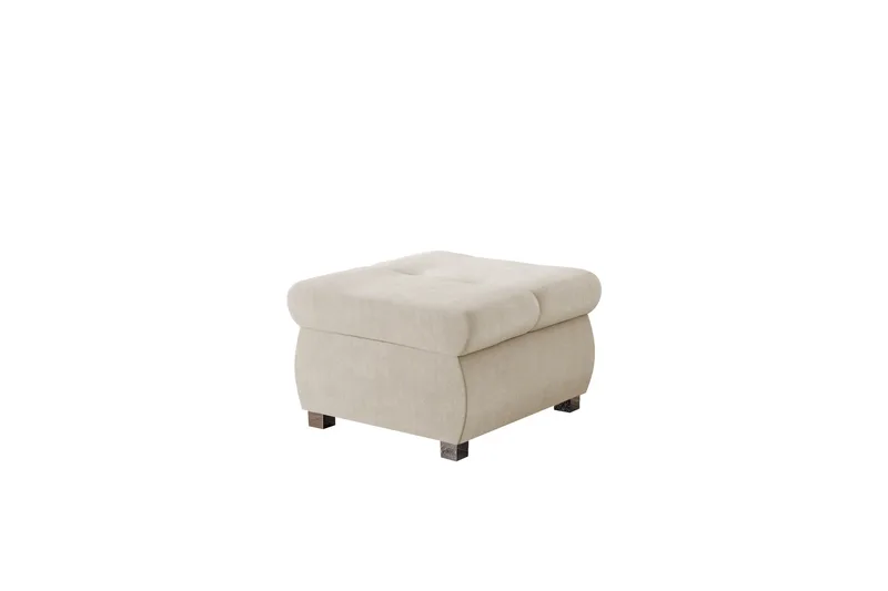 Cerys Fotpall 60 cm, Beige