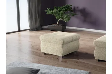 Cerys Fotpall 60 cm - Beige - Møbler - Stoler - Krakk - Fotskammel