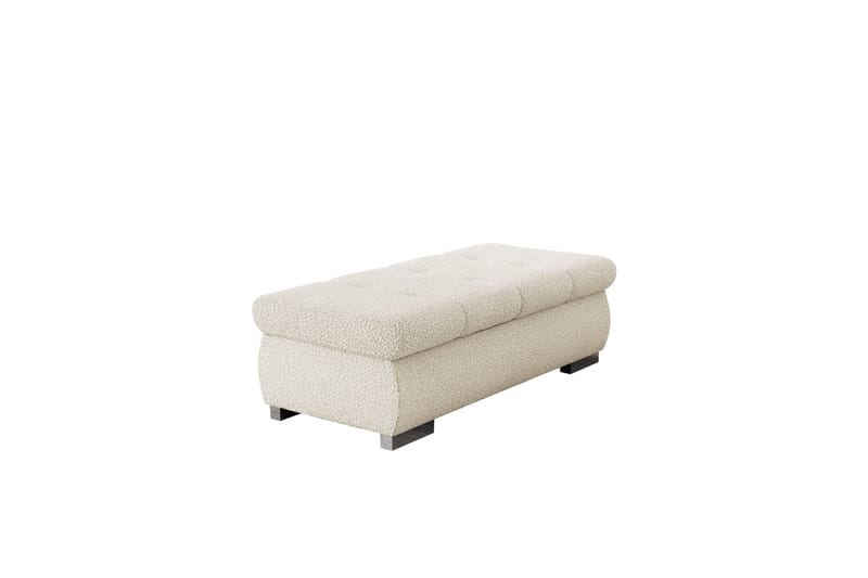 Cerys Fotpall 60 cm - Beige - Møbler - Stoler - Krakk - Fotskammel