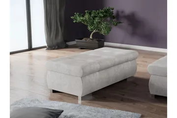 Cerys Fotpall 60 cm - Grå - Møbler - Stoler - Krakk - Fotskammel