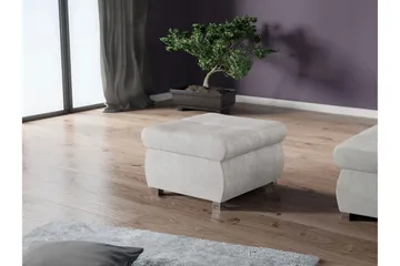 Cerys Fotpall 60 cm - Grå - Møbler - Stoler - Krakk - Fotskammel